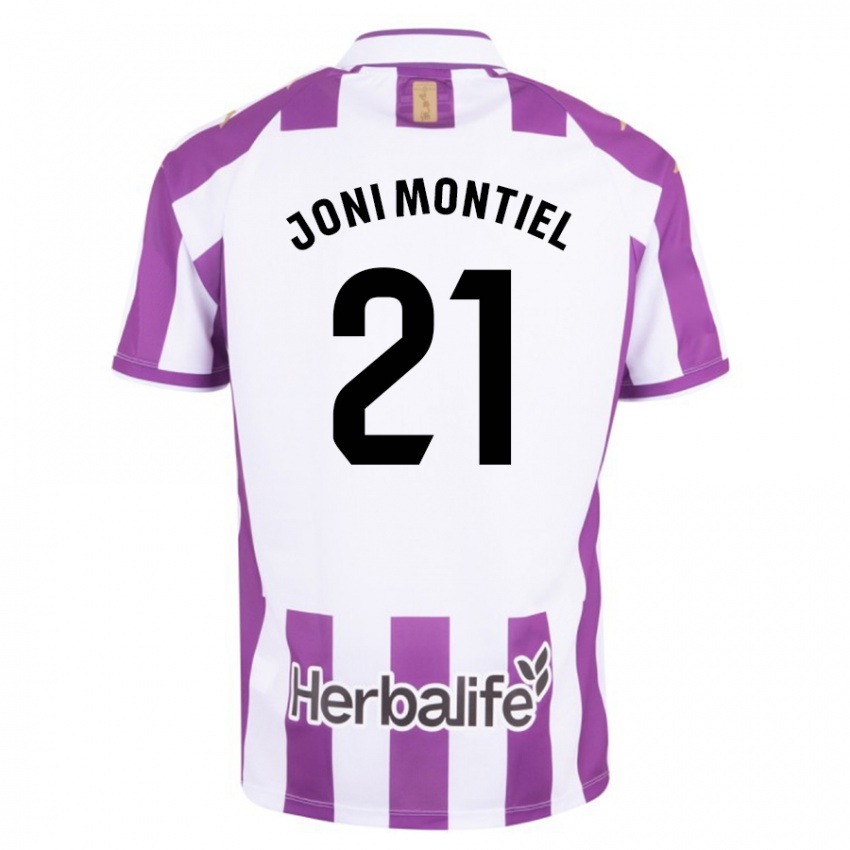 Criança Camisola Joni Montiel #21 Roxo Principal 2023/24 Camisa Brasil