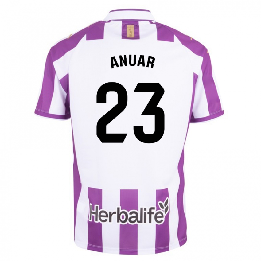 Criança Camisola Anuar #23 Roxo Principal 2023/24 Camisa Brasil