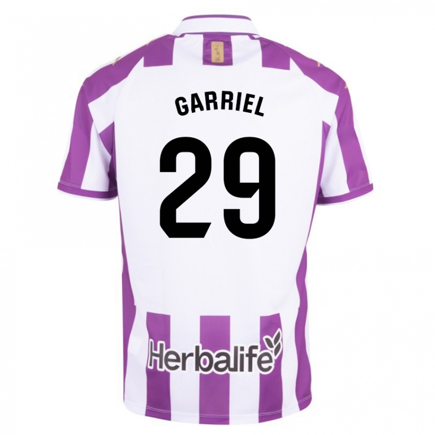 Criança Camisola Iván Garriel #29 Roxo Principal 2023/24 Camisa Brasil