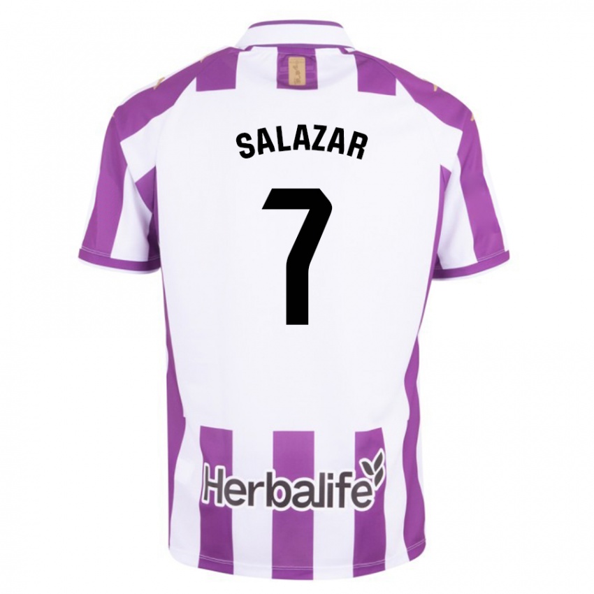 Criança Camisola Israel Salazar #7 Roxo Principal 2023/24 Camisa Brasil