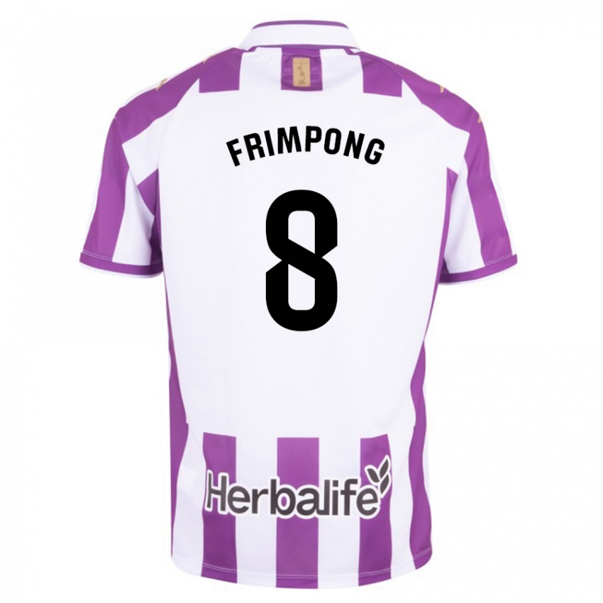 Criança Camisola Eugene Frimpong #8 Roxo Principal 2023/24 Camisa Brasil