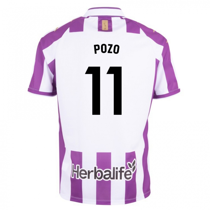 Criança Camisola Manuel Pozo #11 Roxo Principal 2023/24 Camisa Brasil