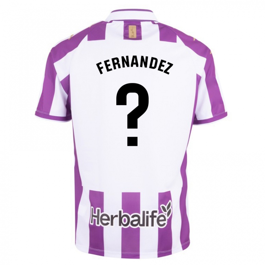 Criança Camisola Samu Fernández #0 Roxo Principal 2023/24 Camisa Brasil