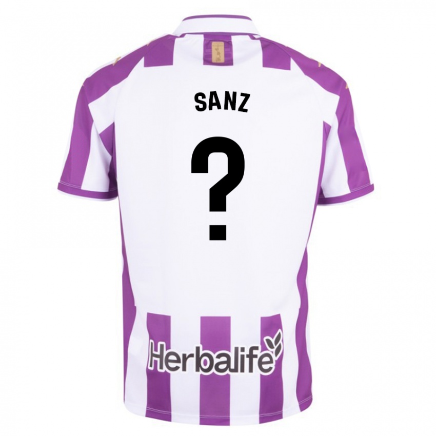 Criança Camisola David Sanz #0 Roxo Principal 2023/24 Camisa Brasil