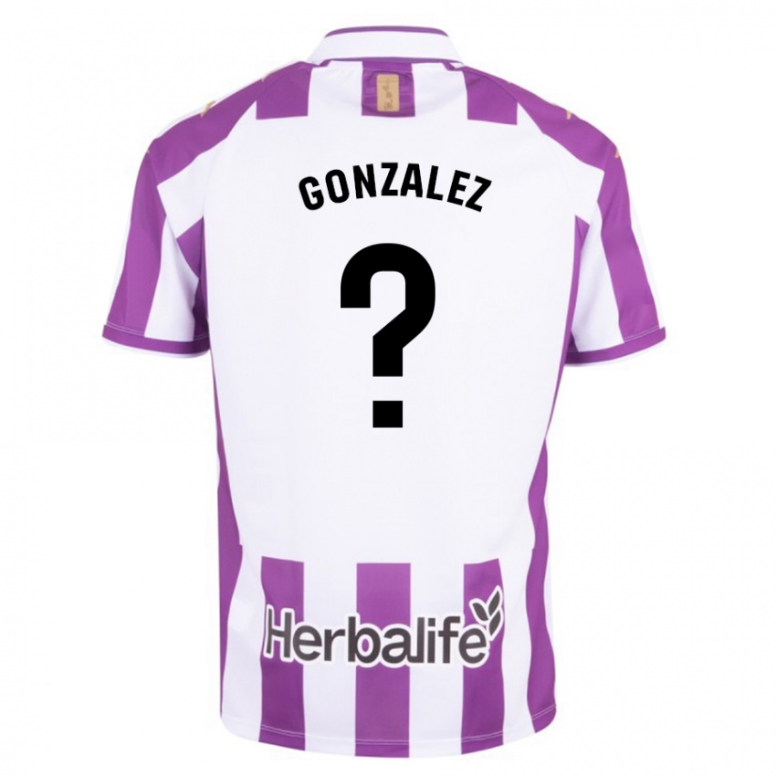 Criança Camisola Santi González #0 Roxo Principal 2023/24 Camisa Brasil