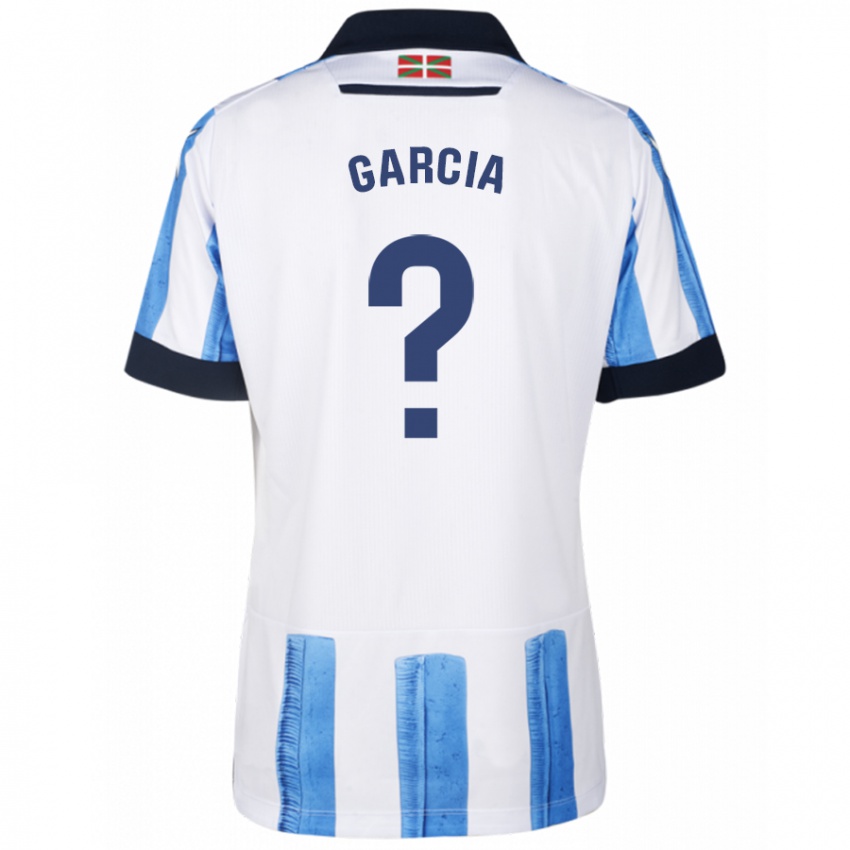 Criança Camisola Alex Garcia #0 Branco Azulado Principal 2023/24 Camisa Brasil