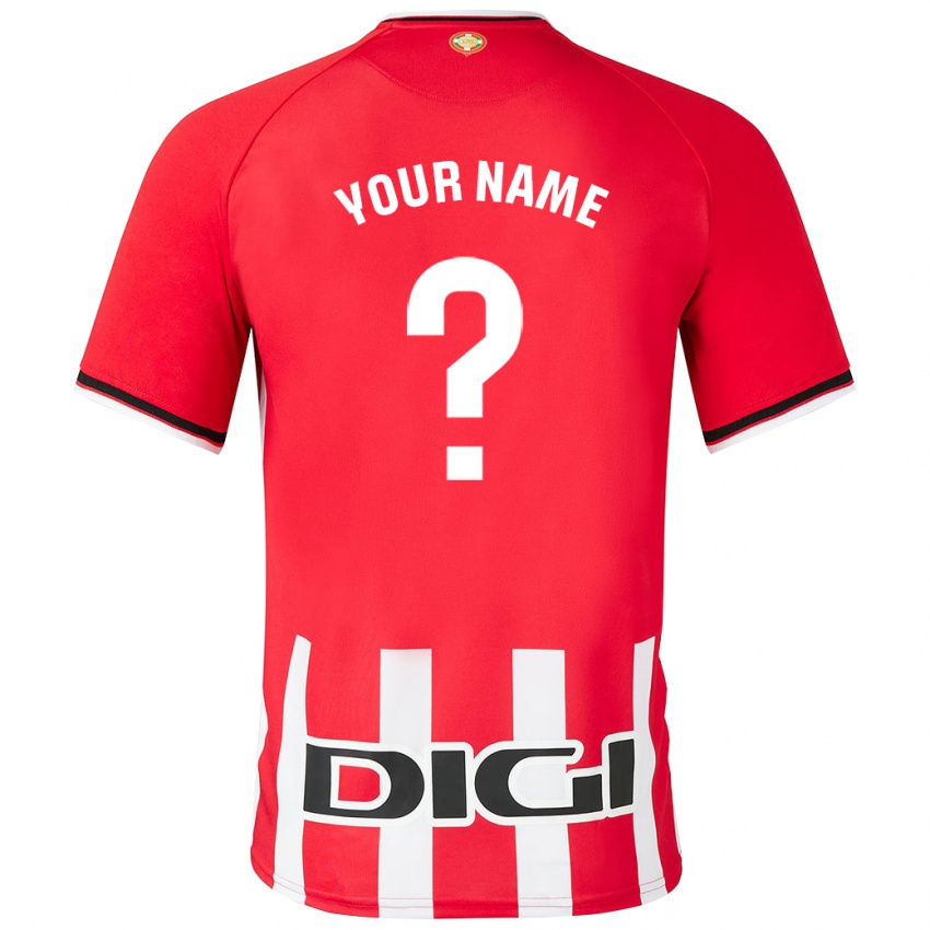 Criança Camisola Seu Nome #0 Vermelho Principal 2023/24 Camisa Brasil