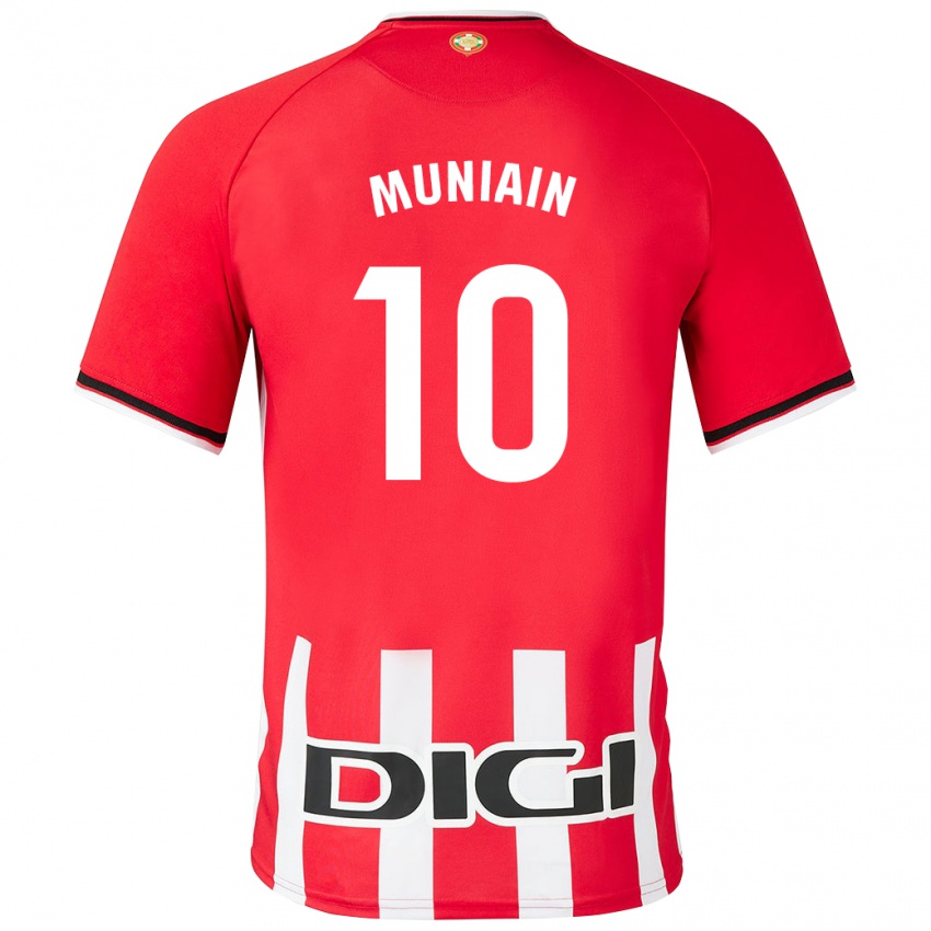 Criança Camisola Iker Muniain #10 Vermelho Principal 2023/24 Camisa Brasil