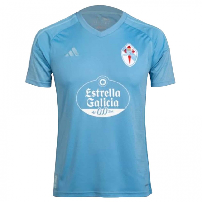 Criança Camisola Damián Rodríguez #6 Azul Principal 2023/24 Camisa Brasil