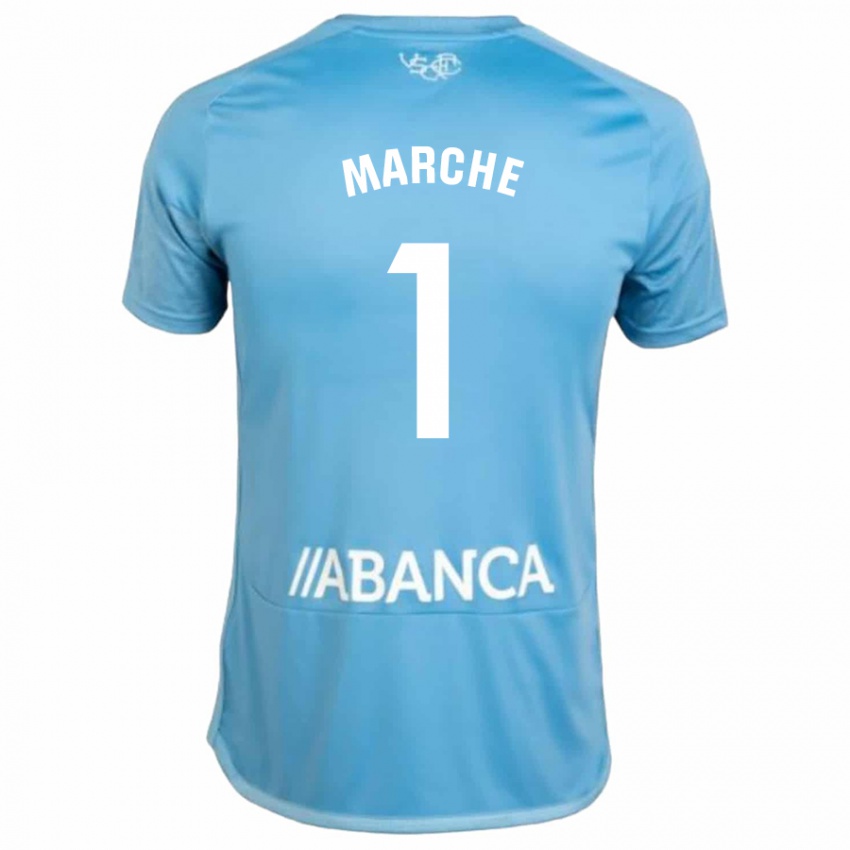 Criança Camisola Agustin Marchesin #1 Azul Principal 2023/24 Camisa Brasil