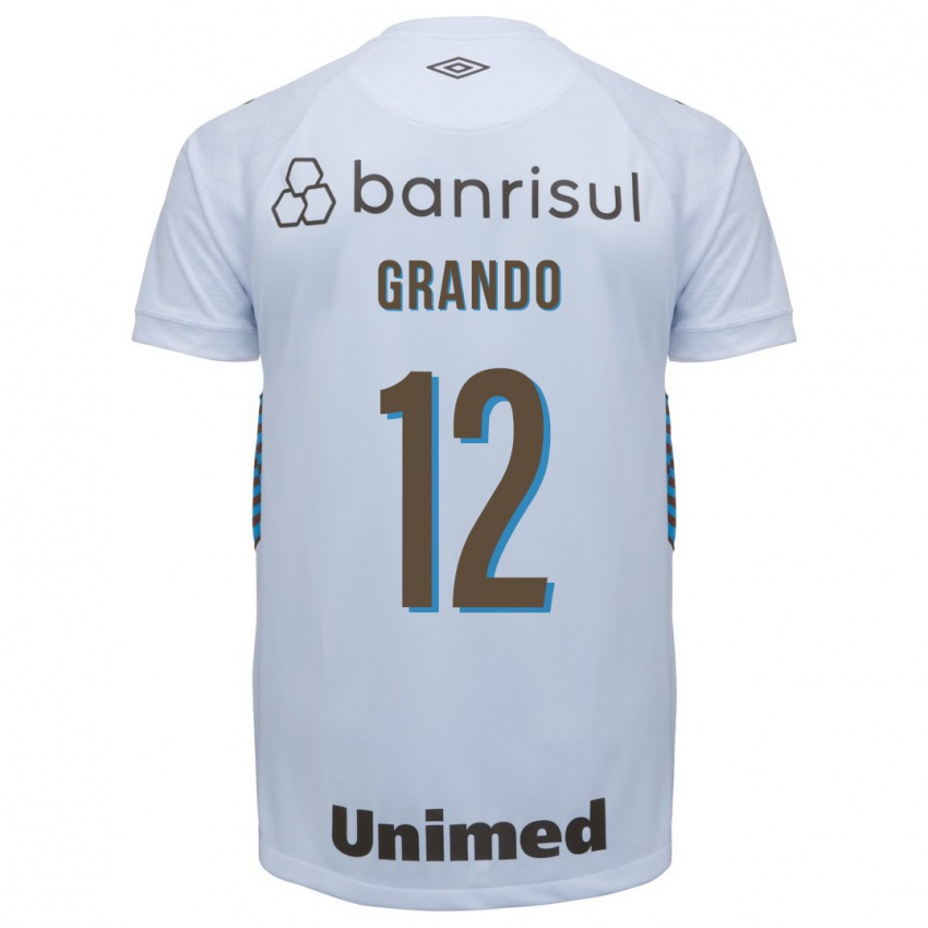 Criança Camisola Gabriel Grando #12 Branco Alternativa 2023/24 Camisa Brasil
