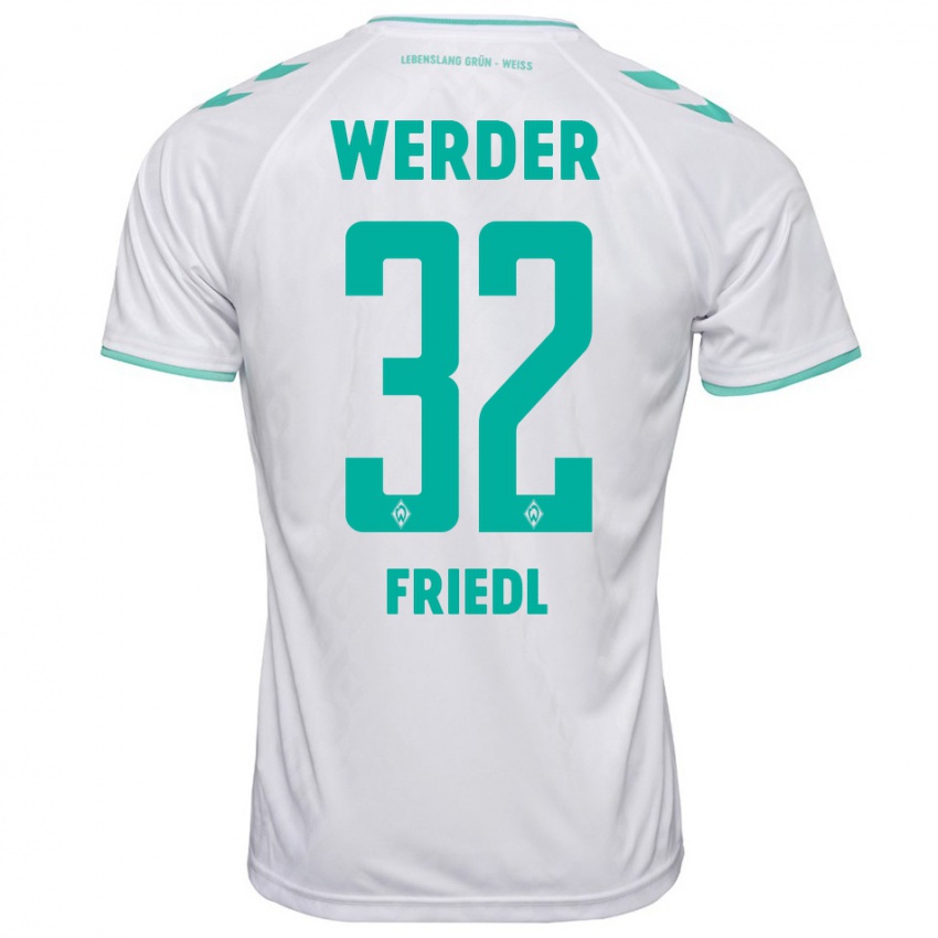 Criança Camisola Marco Friedl #32 Branco Alternativa 2023/24 Camisa Brasil