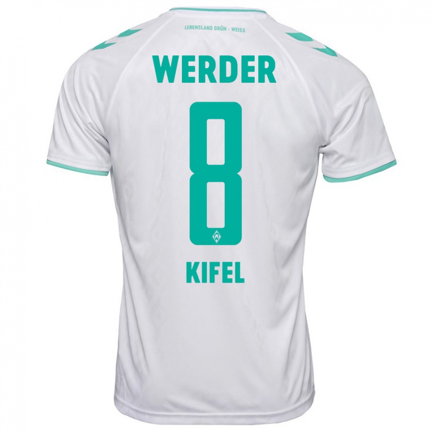 Criança Camisola Denis Kifel #8 Branco Alternativa 2023/24 Camisa Brasil