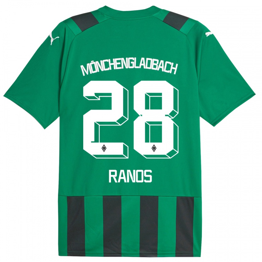 Criança Camisola Grant-Leon Ranos #28 Preto Verde Alternativa 2023/24 Camisa Brasil
