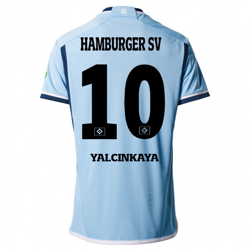 Criança Camisola Bilal Yalcinkaya #10 Azul Alternativa 2023/24 Camisa Brasil