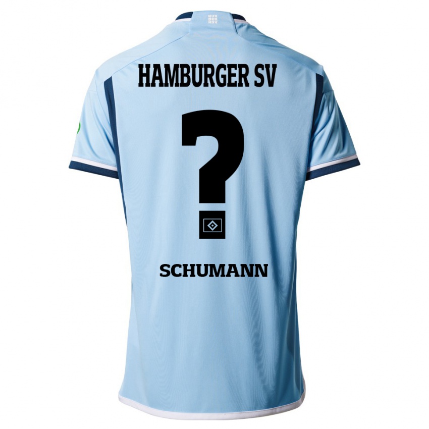 Criança Camisola Henri Maximilian Schümann #0 Azul Alternativa 2023/24 Camisa Brasil