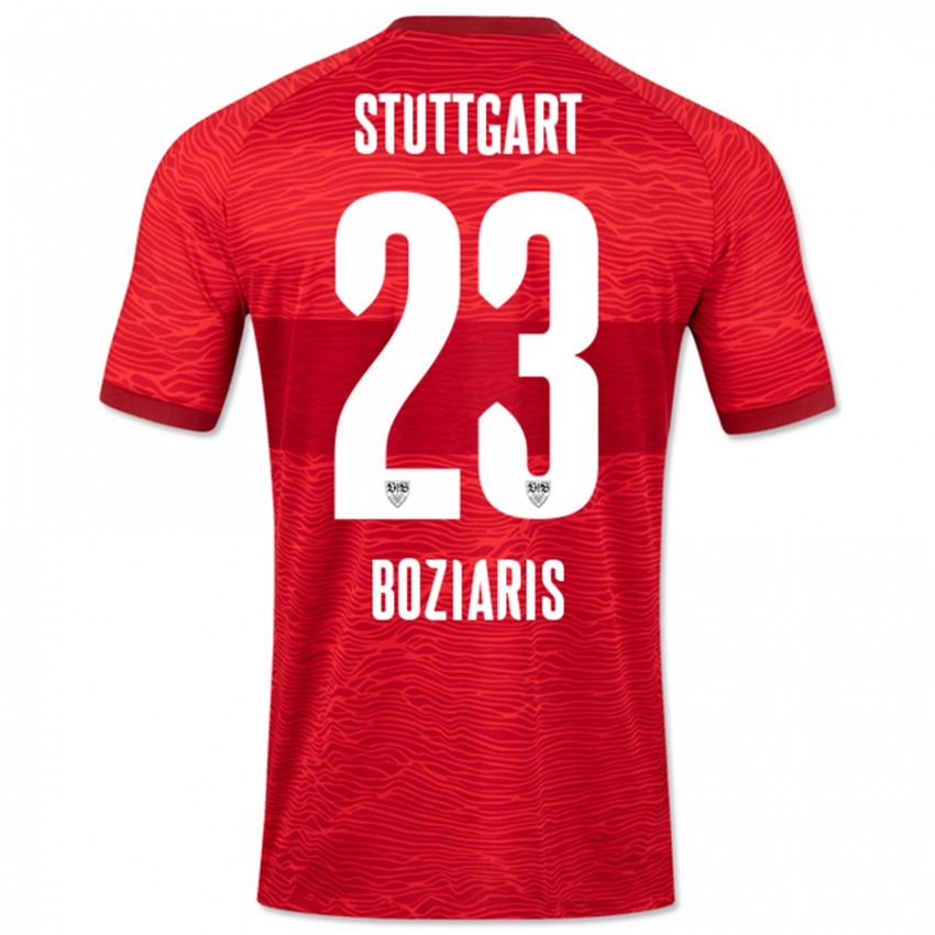 Criança Camisola Giannis Boziaris #23 Vermelho Alternativa 2023/24 Camisa Brasil