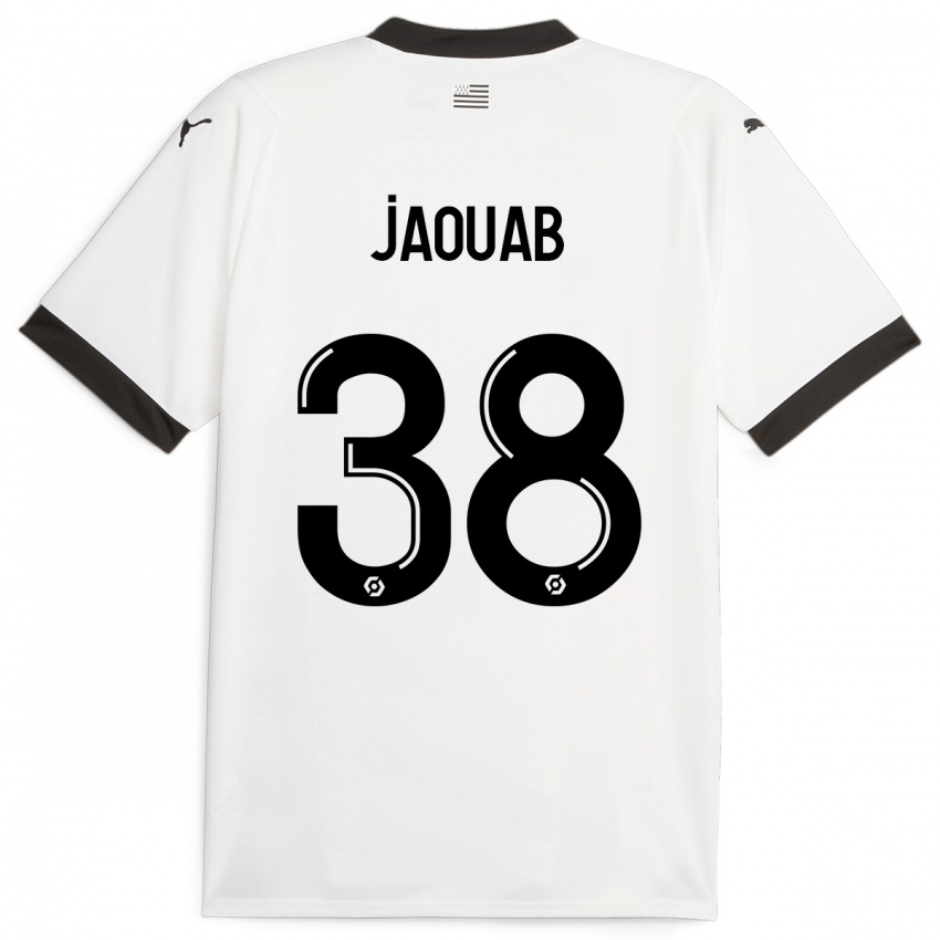 Criança Camisola Mohamed Jaouab #38 Branco Alternativa 2023/24 Camisa Brasil