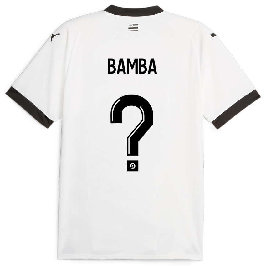 Criança Camisola Rayan Bamba #0 Branco Alternativa 2023/24 Camisa Brasil