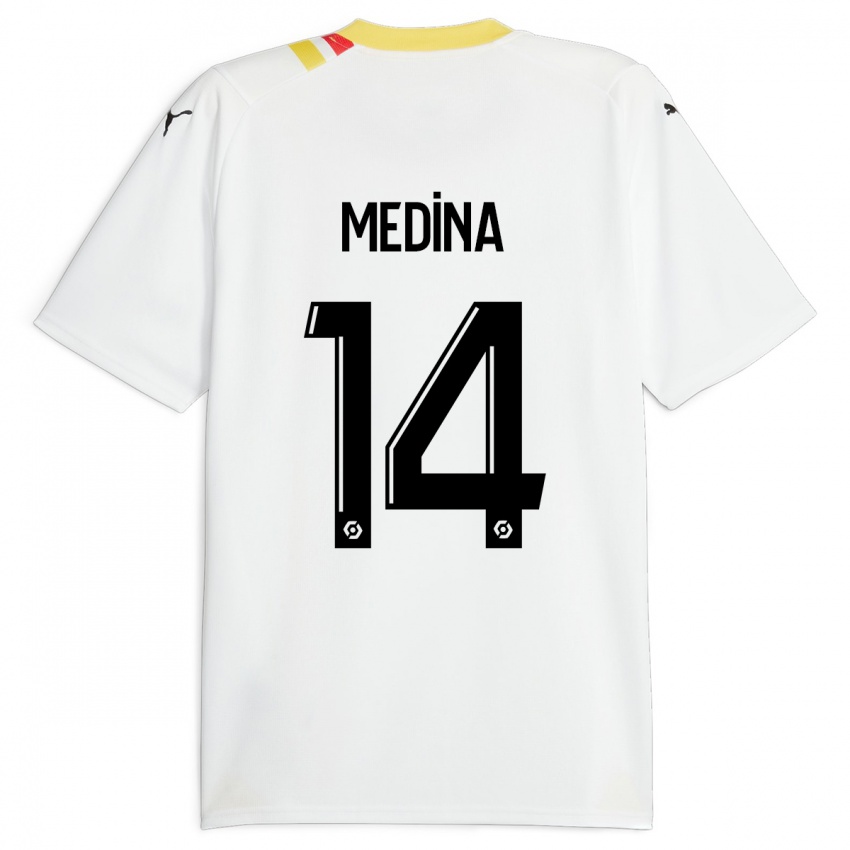 Criança Camisola Facundo Medina #14 Preto Alternativa 2023/24 Camisa Brasil