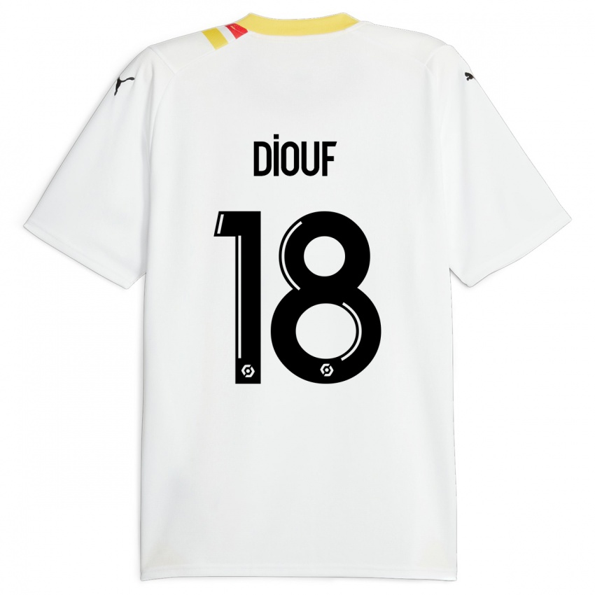 Criança Camisola Andy Diouf #18 Preto Alternativa 2023/24 Camisa Brasil