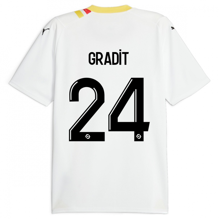 Criança Camisola Jonathan Gradit #24 Preto Alternativa 2023/24 Camisa Brasil