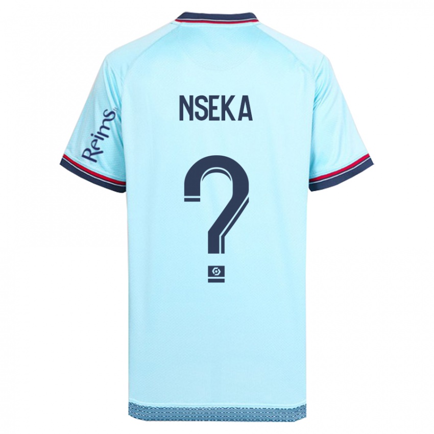 Criança Camisola Nelson Nseka #0 Céu Azul Alternativa 2023/24 Camisa Brasil