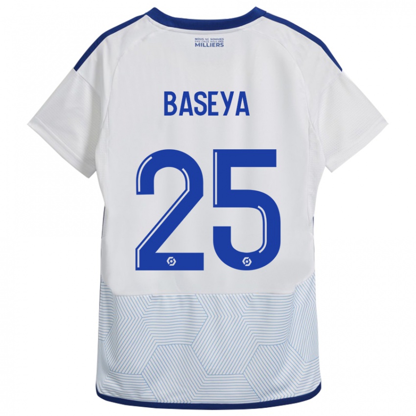 Criança Camisola Steven Baseya #25 Branco Alternativa 2023/24 Camisa Brasil