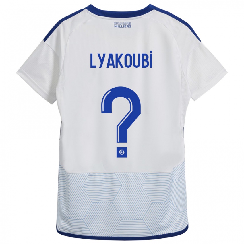 Criança Camisola Oussama Lyakoubi #0 Branco Alternativa 2023/24 Camisa Brasil