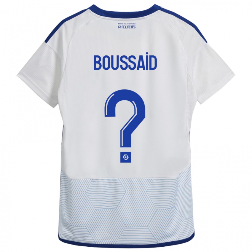 Criança Camisola Willsem Boussaid #0 Branco Alternativa 2023/24 Camisa Brasil