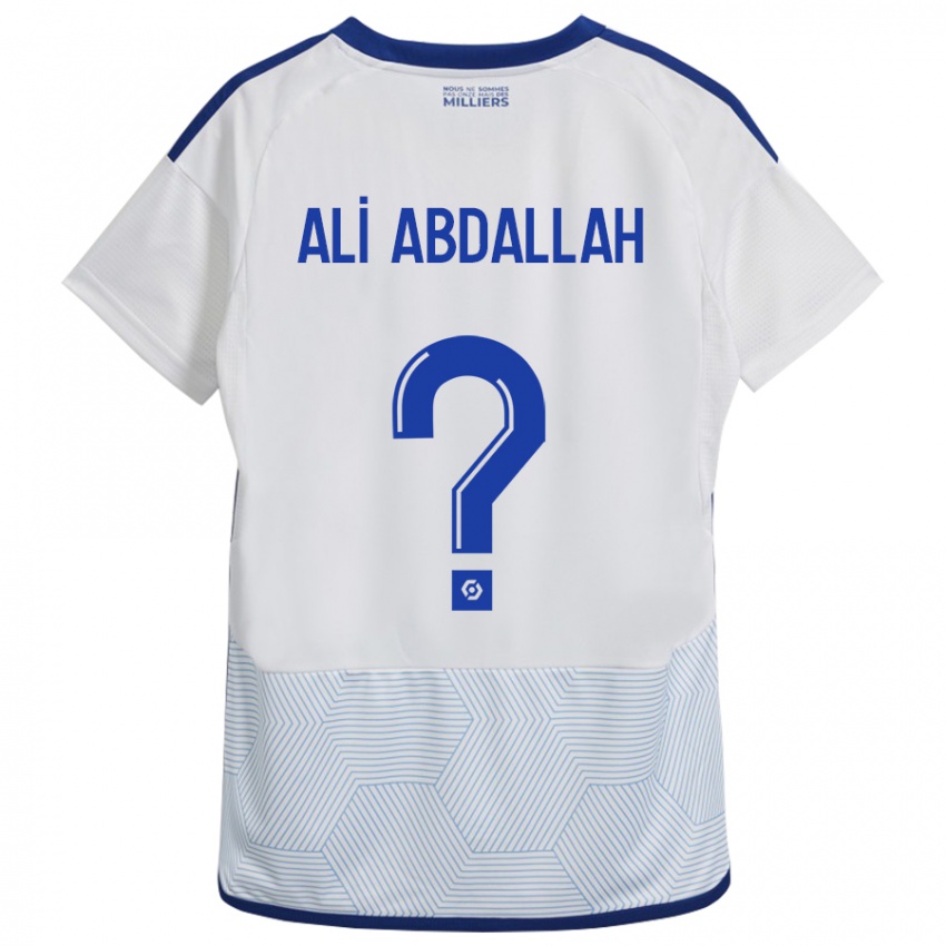 Criança Camisola Aboubacar Ali Abdallah #0 Branco Alternativa 2023/24 Camisa Brasil