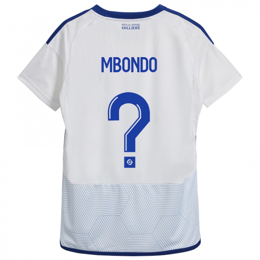 Criança Camisola Fredy André Mbondo #0 Branco Alternativa 2023/24 Camisa Brasil