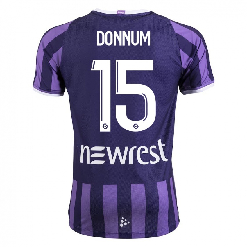 Criança Camisola Aron Dønnum #15 Roxo Alternativa 2023/24 Camisa Brasil