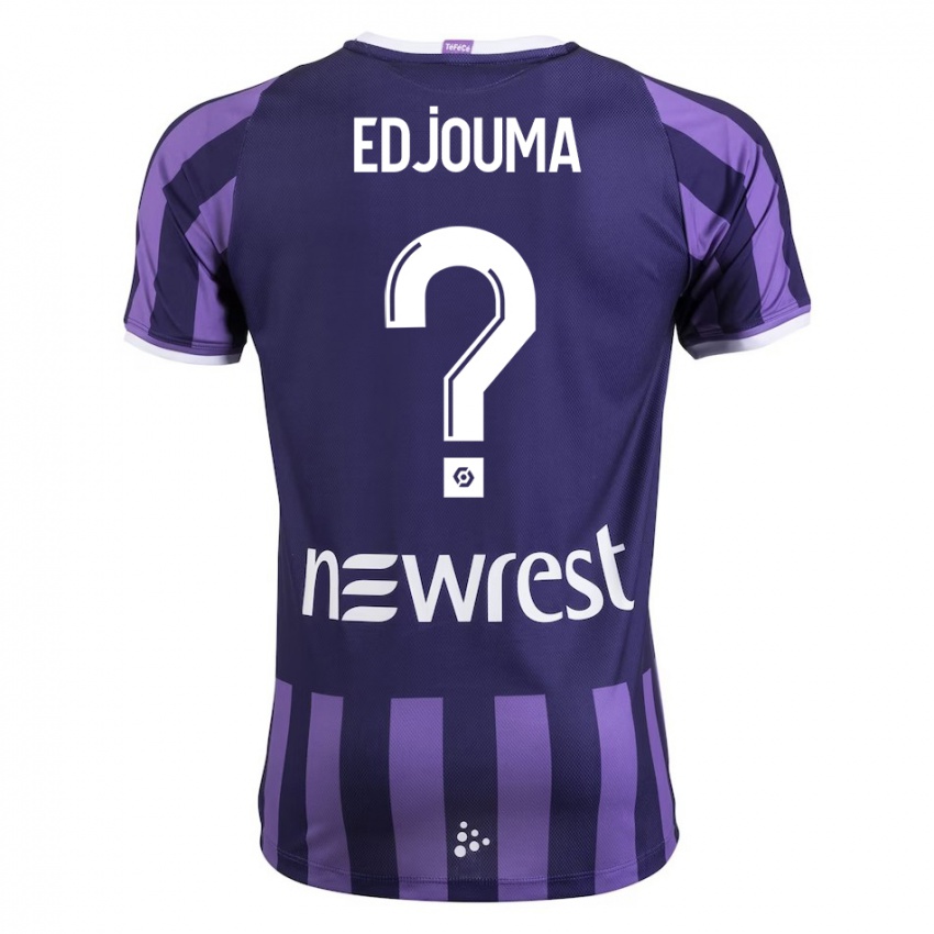 Criança Camisola Noah Edjouma #0 Roxo Alternativa 2023/24 Camisa Brasil