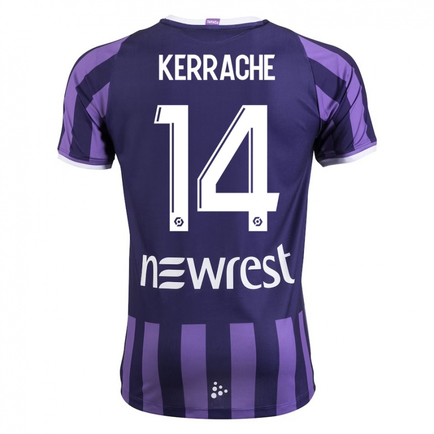 Criança Camisola Marina Kerrache #14 Roxo Alternativa 2023/24 Camisa Brasil