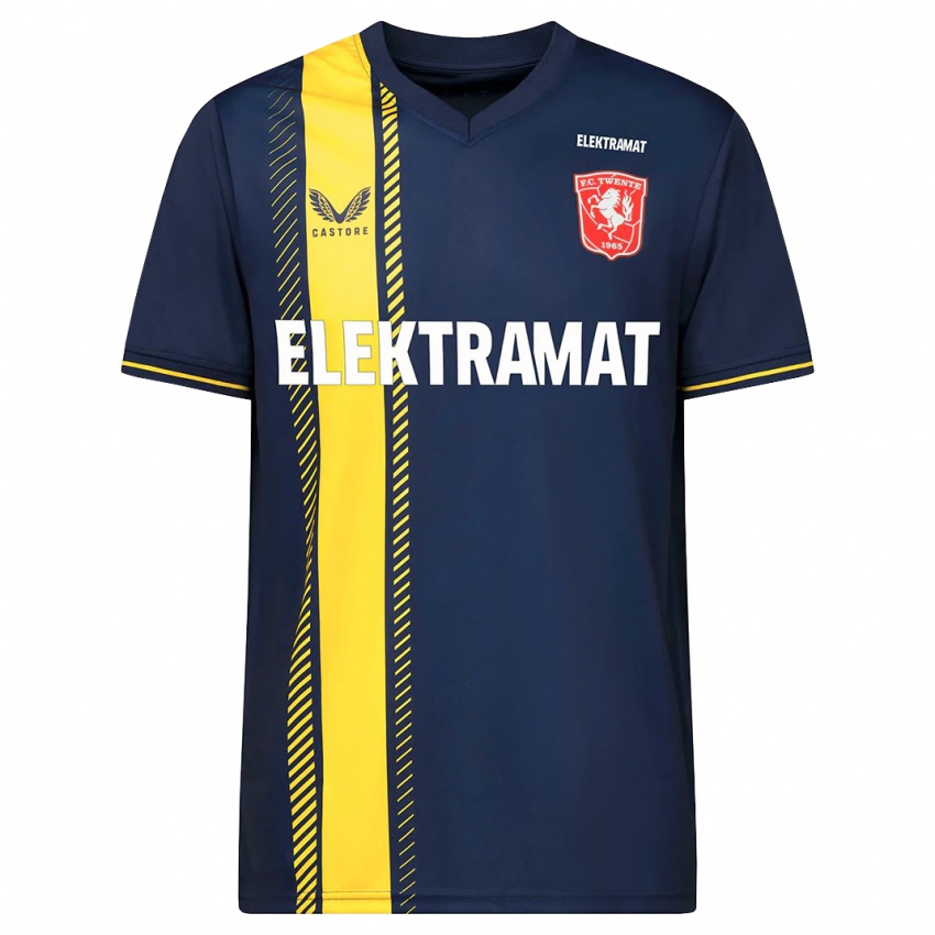 Criança Camisola Danique Kerkdijk #3 Marinha Alternativa 2023/24 Camisa Brasil