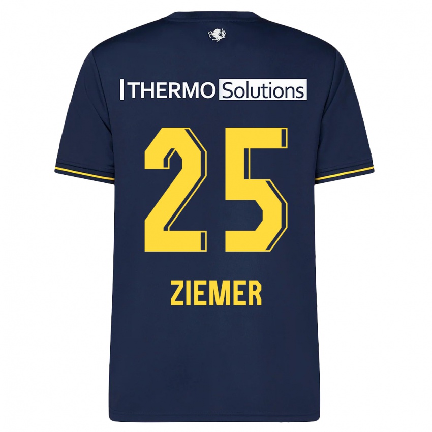 Criança Camisola Taylor Ziemer #25 Marinha Alternativa 2023/24 Camisa Brasil