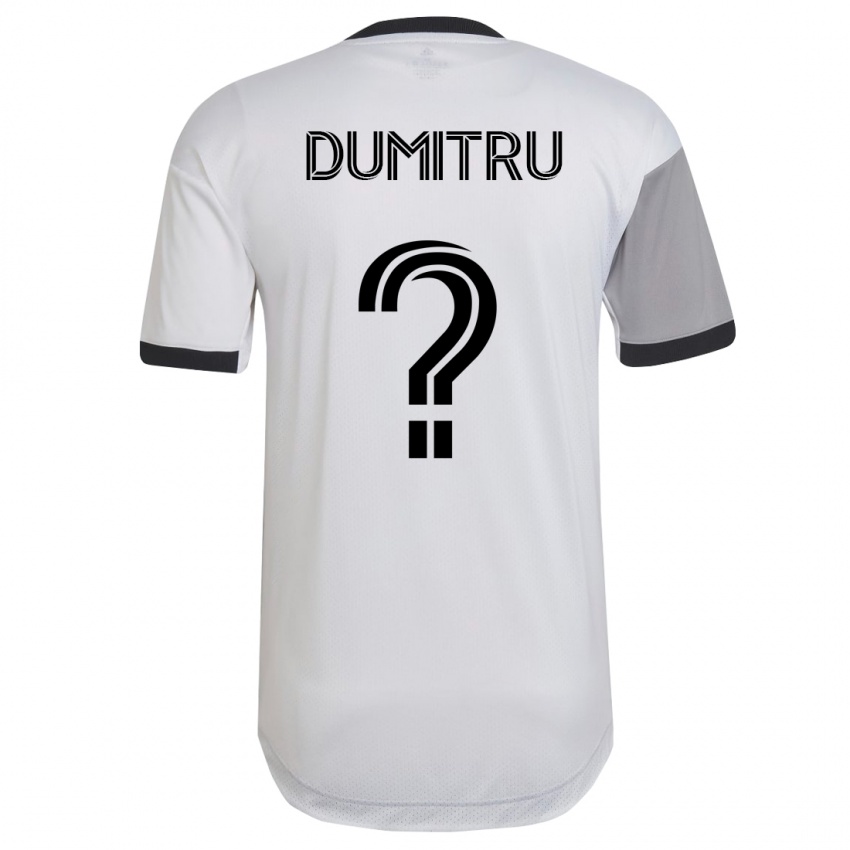 Criança Camisola Andrei Dumitru #0 Branco Alternativa 2023/24 Camisa Brasil