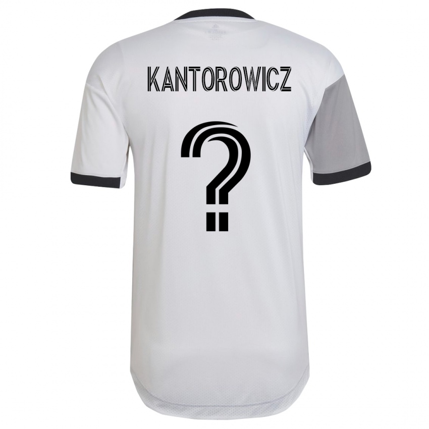 Criança Camisola Dominic Kantorowicz #0 Branco Alternativa 2023/24 Camisa Brasil