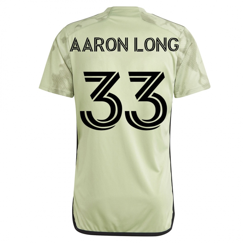 Criança Camisola Aaron Long #33 Verde Alternativa 2023/24 Camisa Brasil