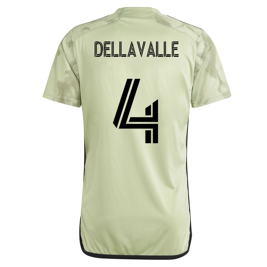 Criança Camisola Lorenzo Dellavalle #4 Verde Alternativa 2023/24 Camisa Brasil