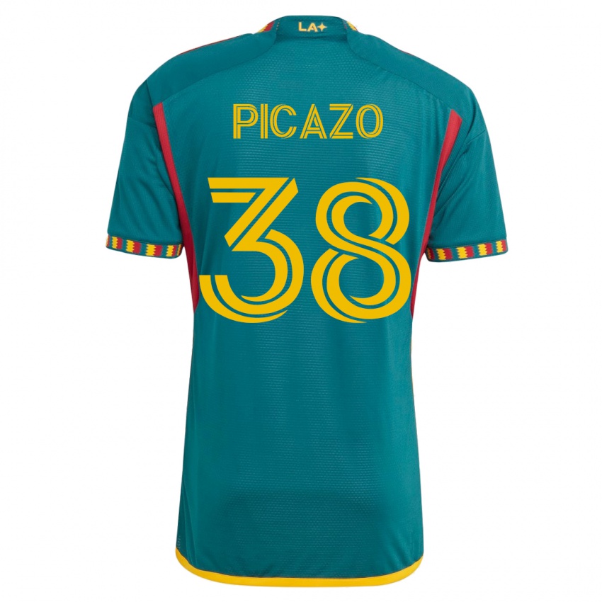 Criança Camisola Axel Picazo #38 Verde Alternativa 2023/24 Camisa Brasil