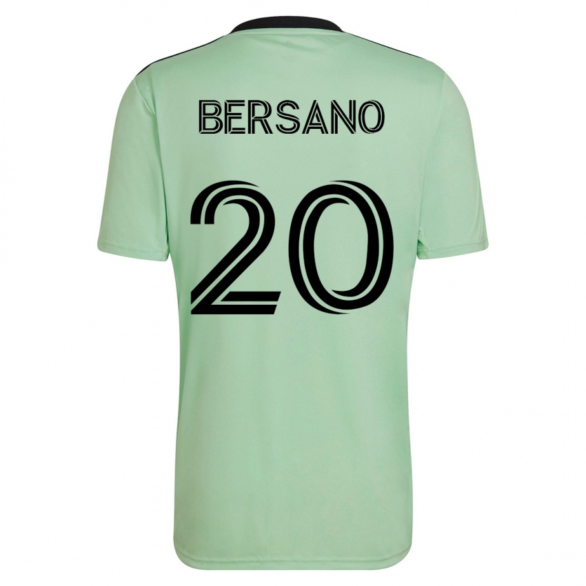 Criança Camisola Matt Bersano #20 Luz Verde Alternativa 2023/24 Camisa Brasil