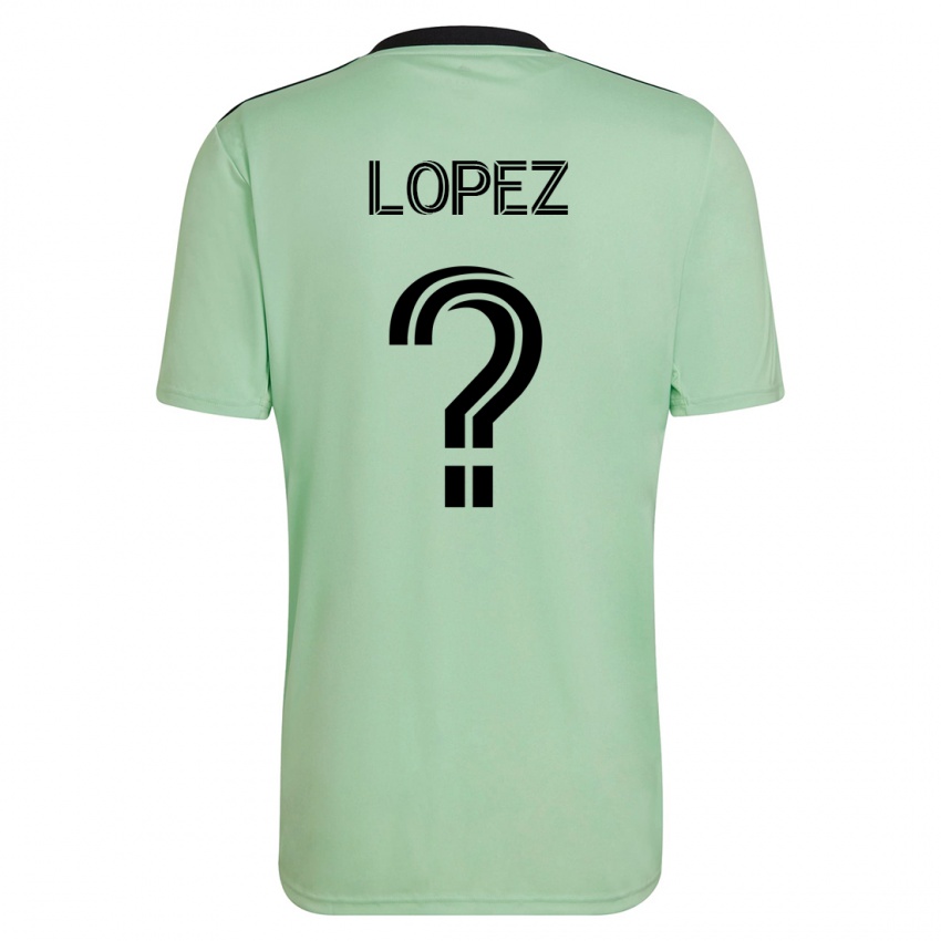 Criança Camisola Eric López #0 Luz Verde Alternativa 2023/24 Camisa Brasil