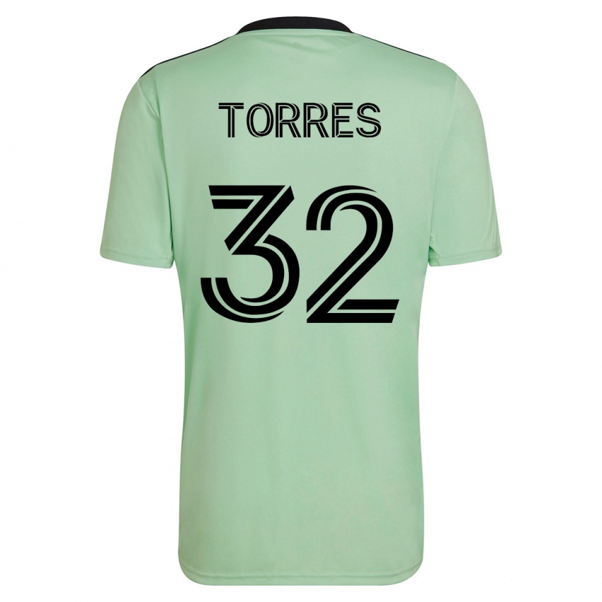 Criança Camisola Ervin Torres #32 Luz Verde Alternativa 2023/24 Camisa Brasil