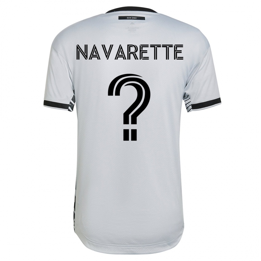 Criança Camisola Samuel Navarette #0 Branco Alternativa 2023/24 Camisa Brasil