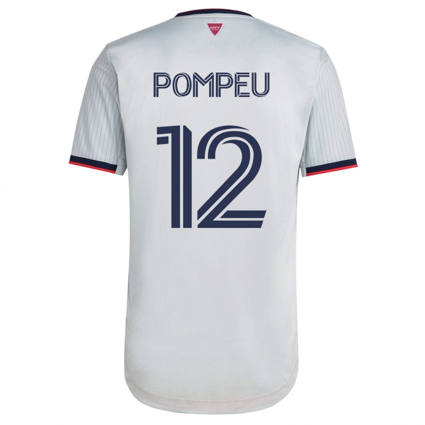 Criança Camisola Célio Pompeu #12 Branco Alternativa 2023/24 Camisa Brasil