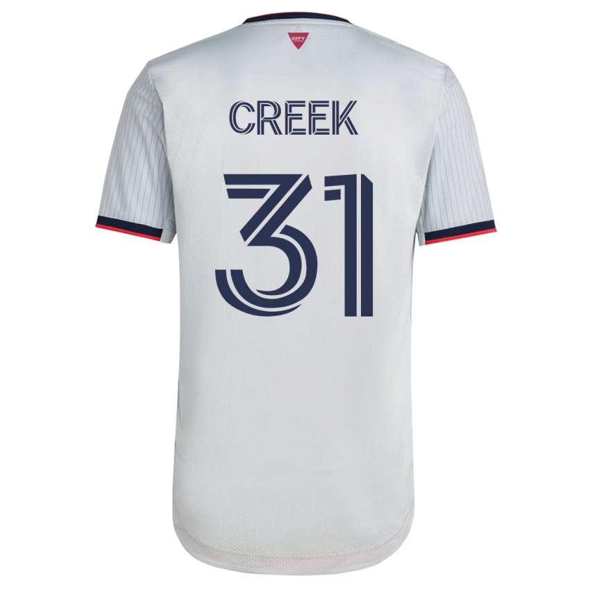 Criança Camisola Michael Creek #31 Branco Alternativa 2023/24 Camisa Brasil