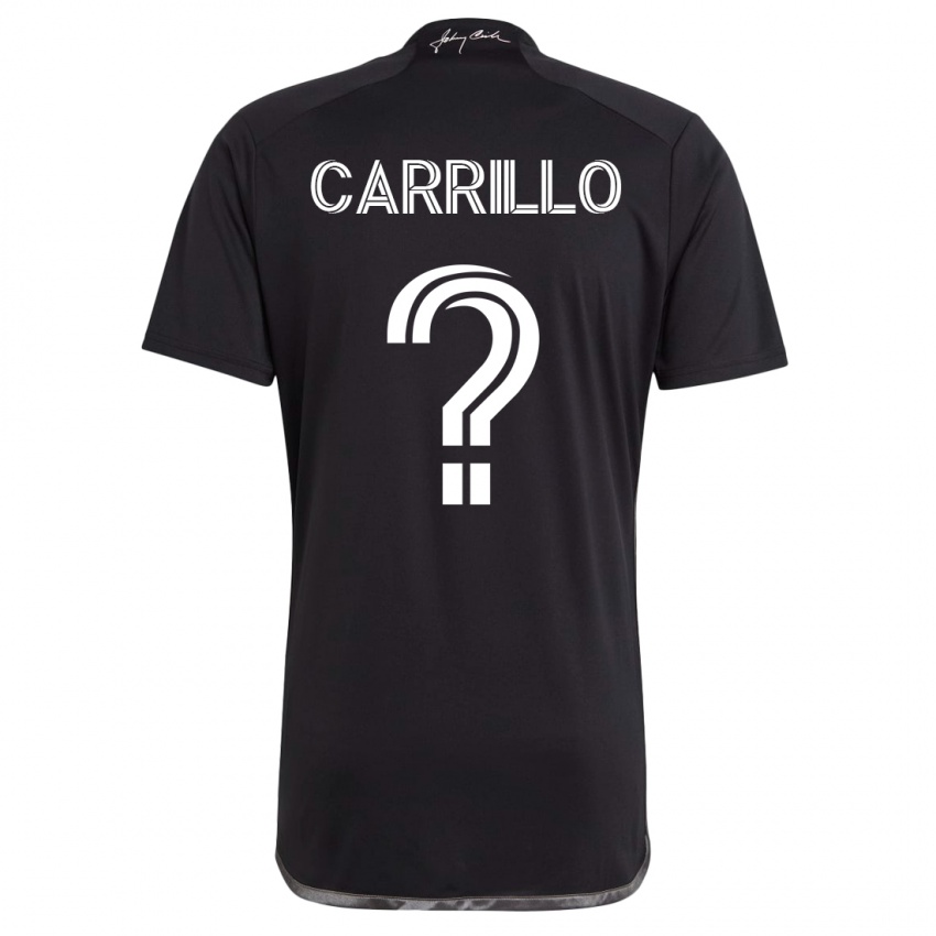 Criança Camisola Alejandro Carrillo #0 Preto Alternativa 2023/24 Camisa Brasil