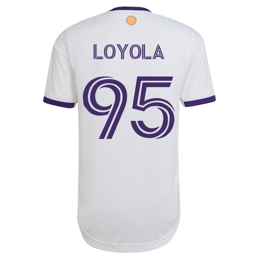 Criança Camisola Favian Loyola #95 Branco Alternativa 2023/24 Camisa Brasil